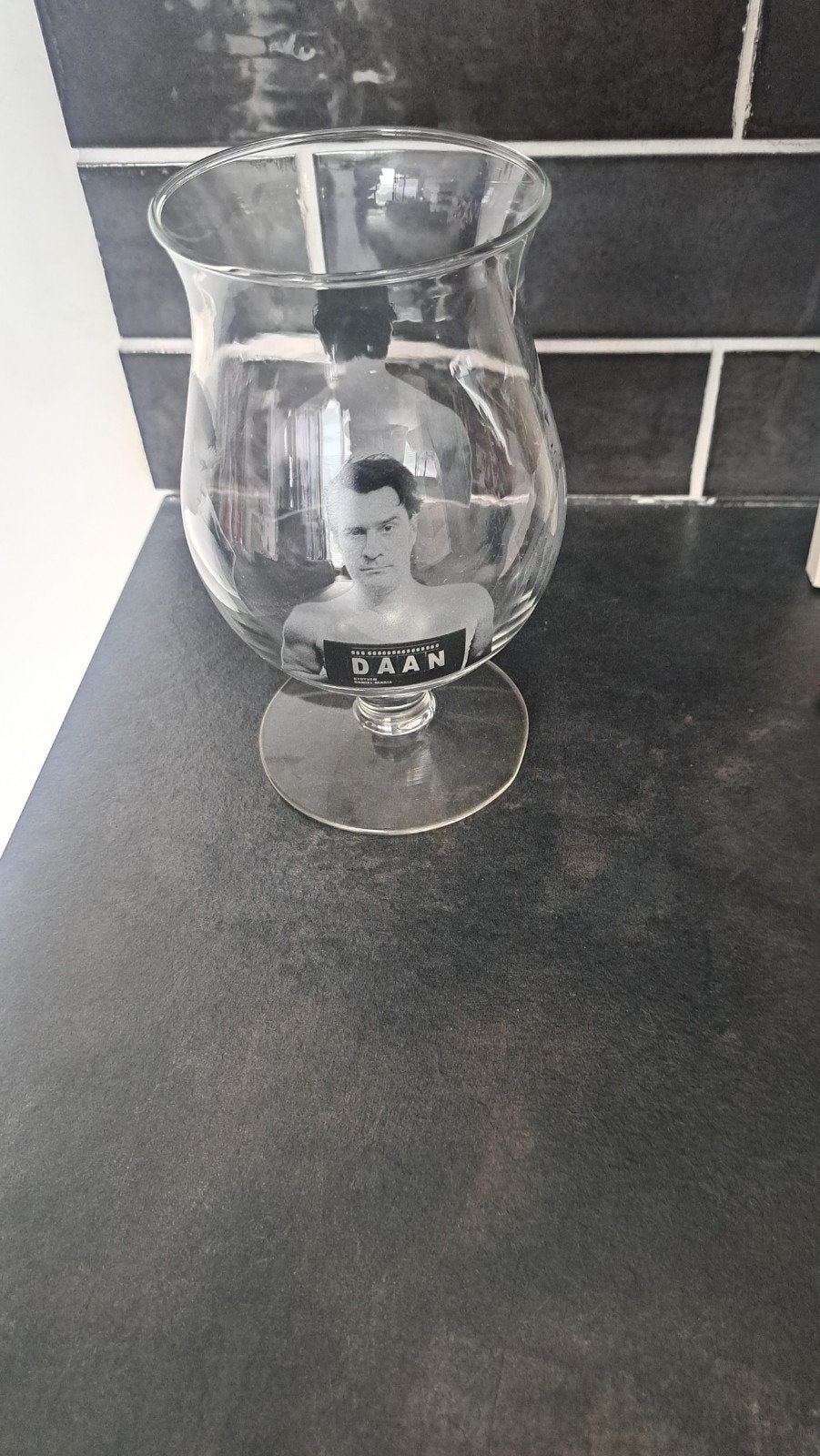 Daan duvel glas, Verzamelen, Biermerken, Ophalen of Verzenden, Duvel