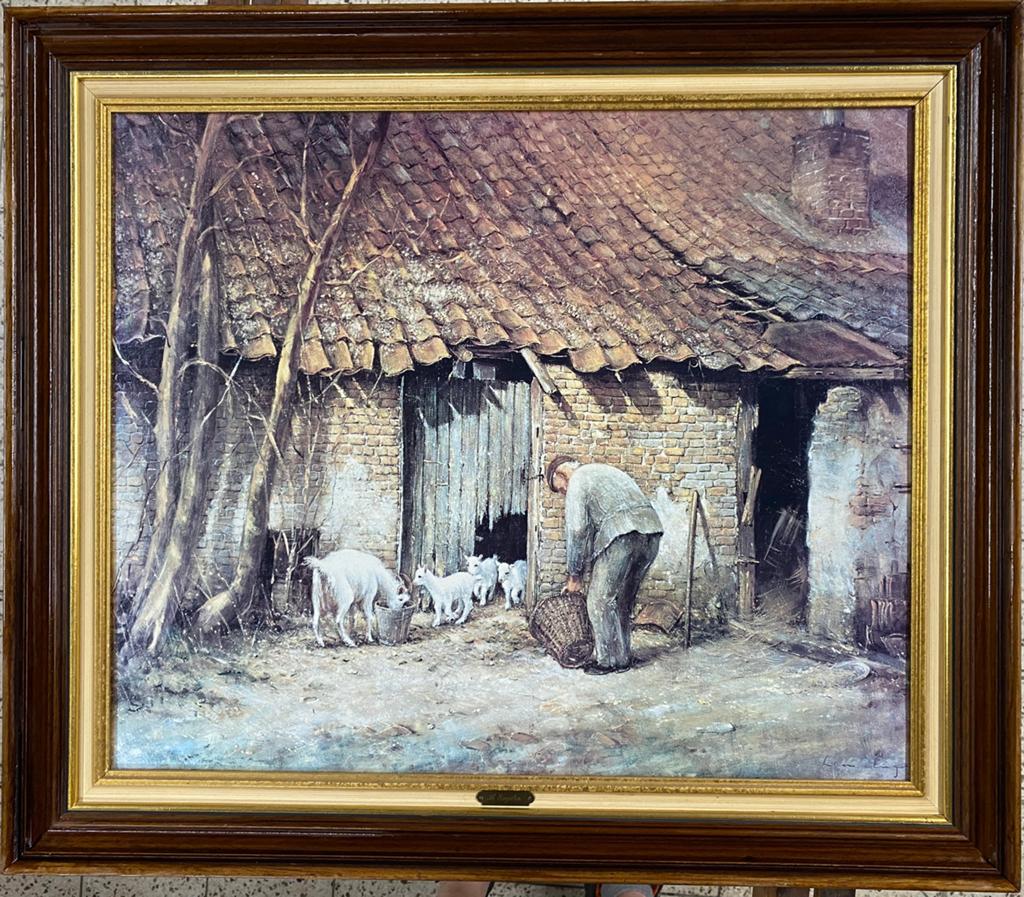 Schilderij Leon Engelen, Enlèvement
