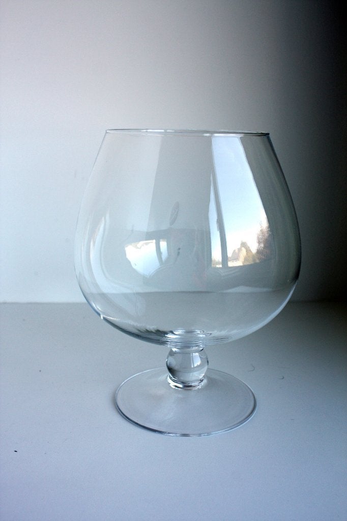 Glazen ‘kom op voet’, Enlèvement ou Envoi, Comme neuf, Verre, Récipient(s)