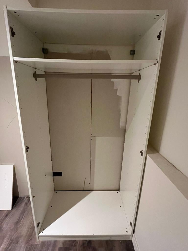 Kastframe (zonder rug, zonder deuren), Huis en Inrichting, Ophalen, Gebruikt, 100 tot 150 cm, 200 cm of meer