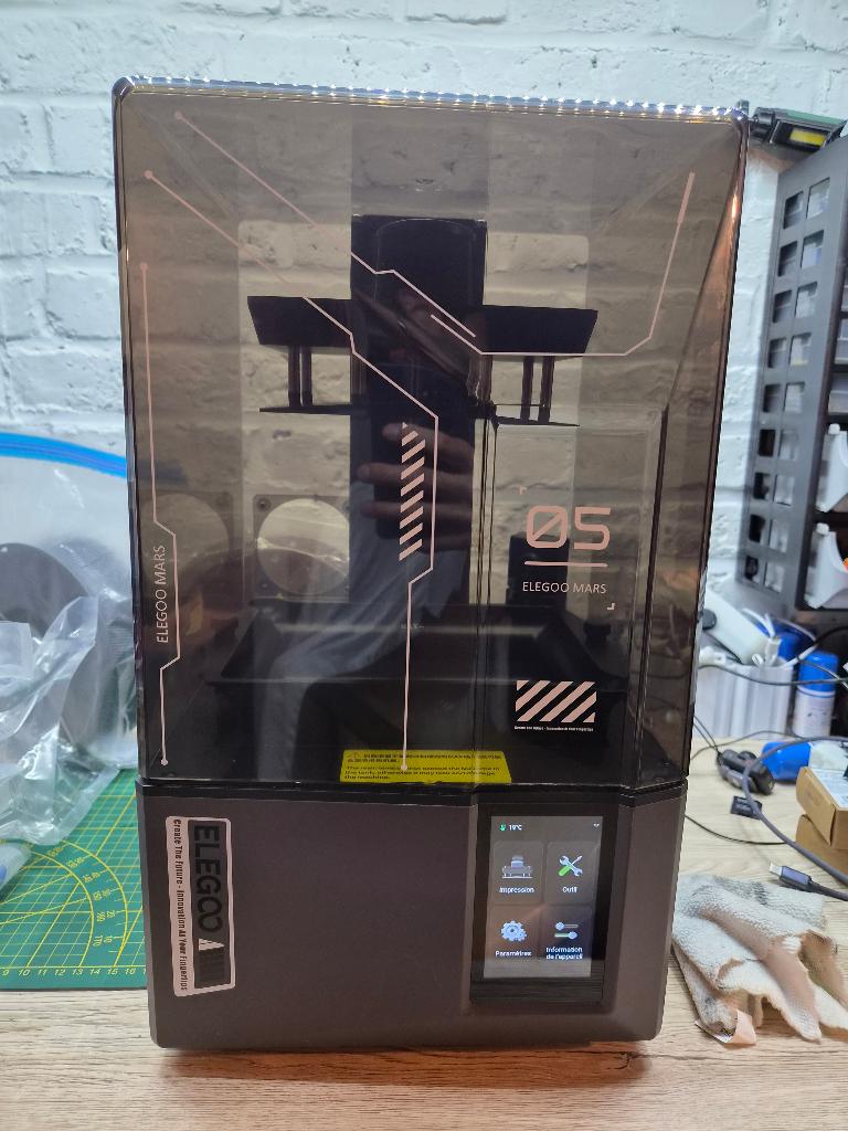 Imprimante 3D résine Elegoo Mars 5 Ultra, Computers en Software, 3D Printers, Zo goed als nieuw, Resin/Hars, Ingebouwde Wi-Fi