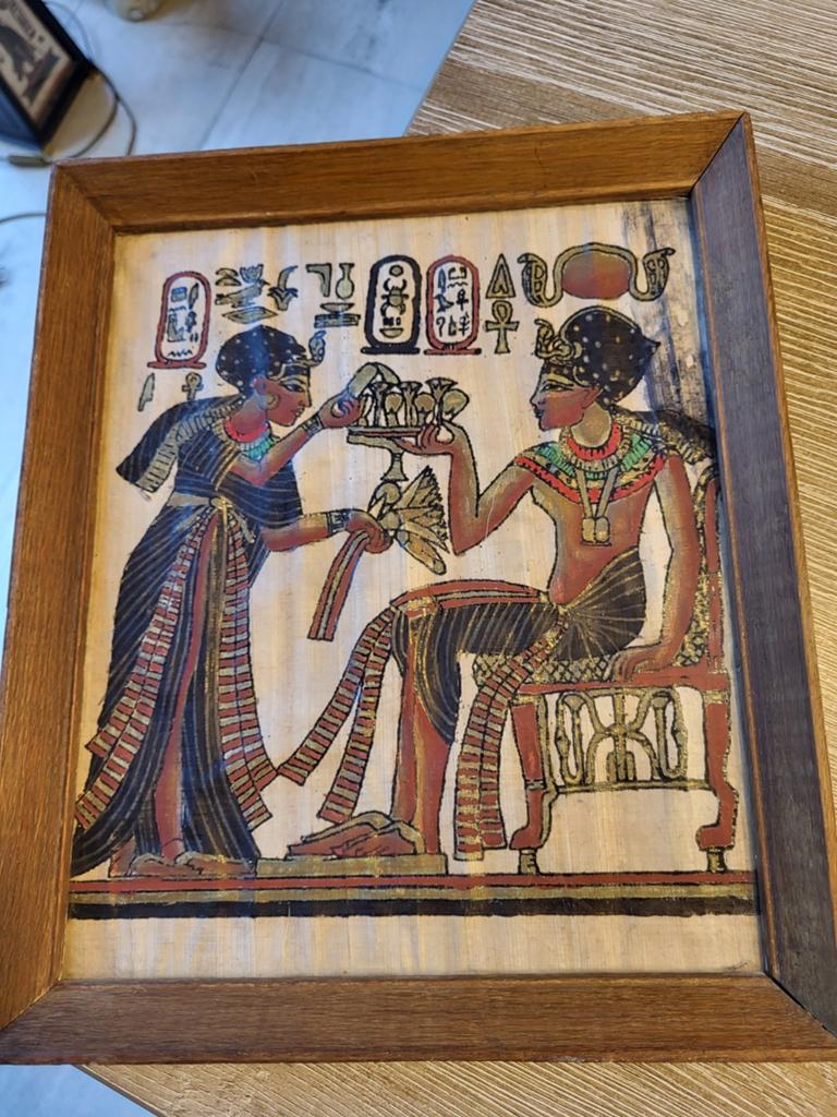 Authentieke papyrus Egypte, Antiek en Kunst, Ophalen