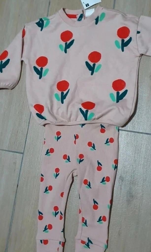 Ensemble Hema bebe fille, 9-12 mois, 74cm, Enfants & Bébés, Enlèvement ou Envoi, Fille, Ensemble