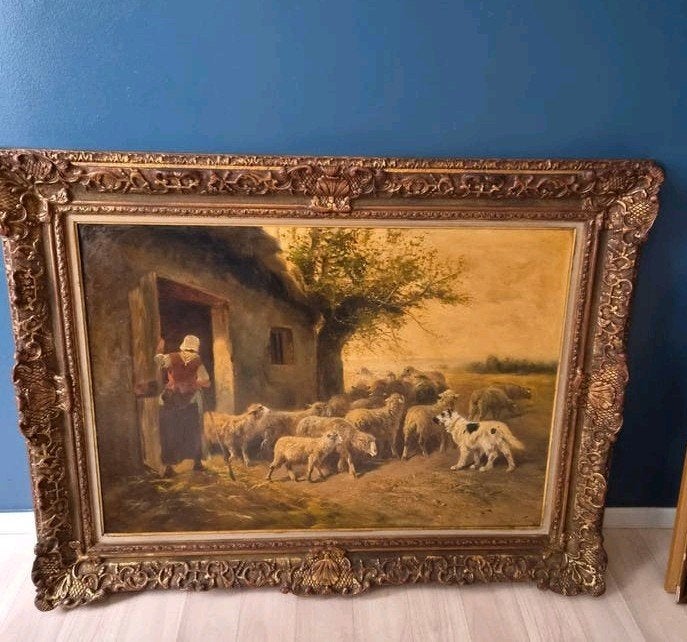 kunstenaar Henry Schouten (1857/1860–1927),, Ophalen, Doek