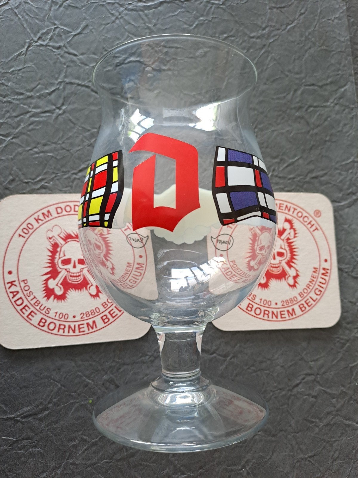 Duvel moortgat glas Texas, Ophalen of Verzenden, Duvel