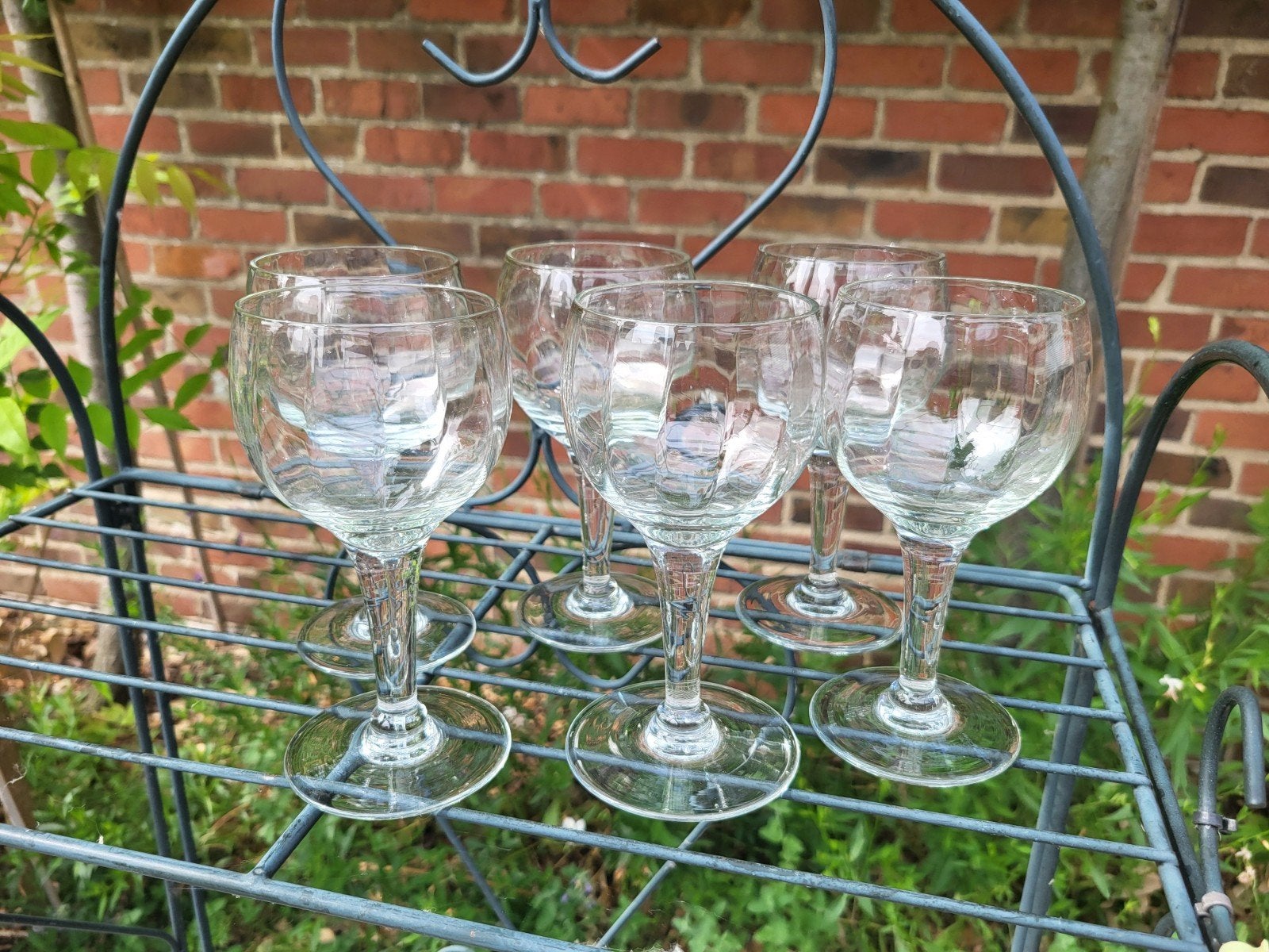 Set van 6 Vintage Wijnglazen / Ballon-glazen, Ophalen