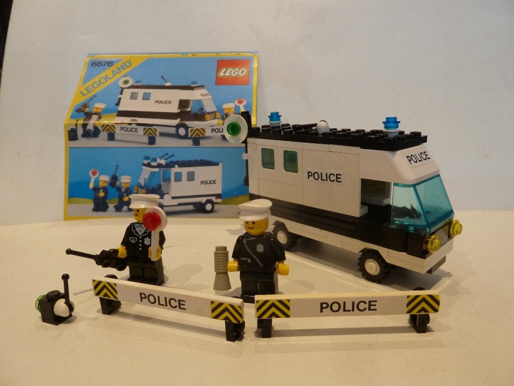 Unité de commande mobile Lego Town Police 6676, Lego, Ensemble complet, Instructions incluses, Utilisé