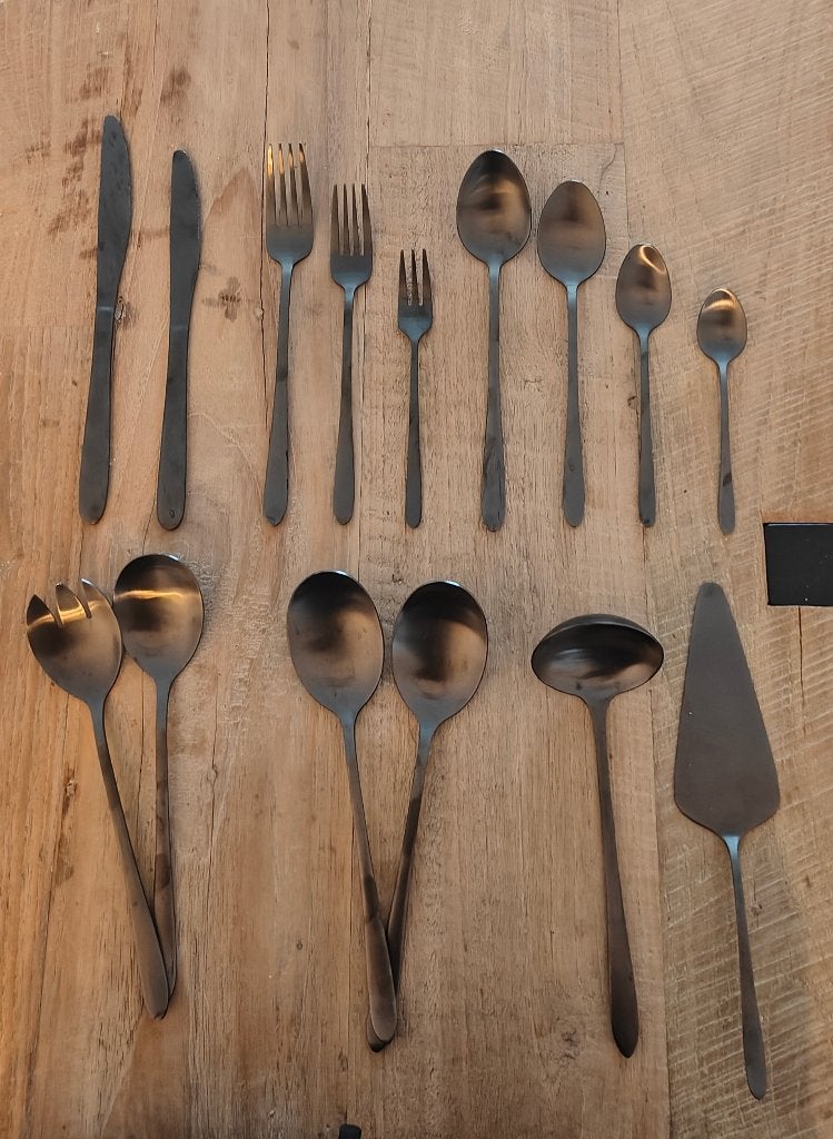 Bestekset, Maison & Meubles, Cuisine | Couverts, Utilisé, Set de couverts, Enlèvement