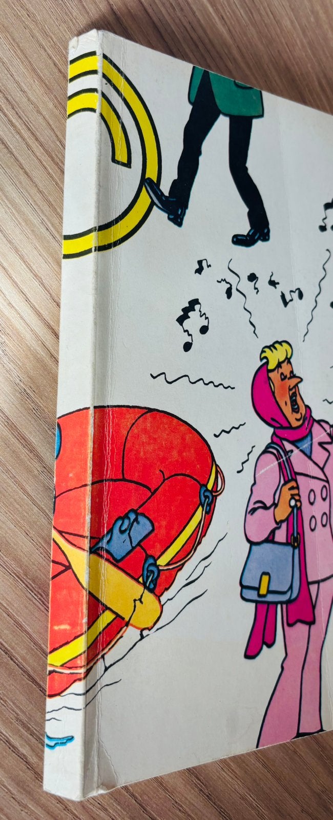 Vintage Kuifje (Tintin) Cahier Rhéto (1973), Ophalen of Verzenden, Kuifje, Zo goed als nieuw, Gebruiksvoorwerp