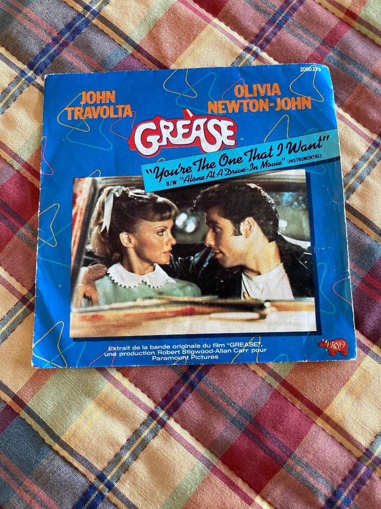 single Grease (film), Ophalen of Verzenden, Gebruikt, Single
