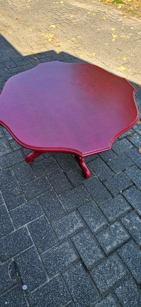 antiek salontafel, vintage salontafel, tafeltje, Gebruikt, 50 tot 100 cm, 50 tot 75 cm, Overige vormen