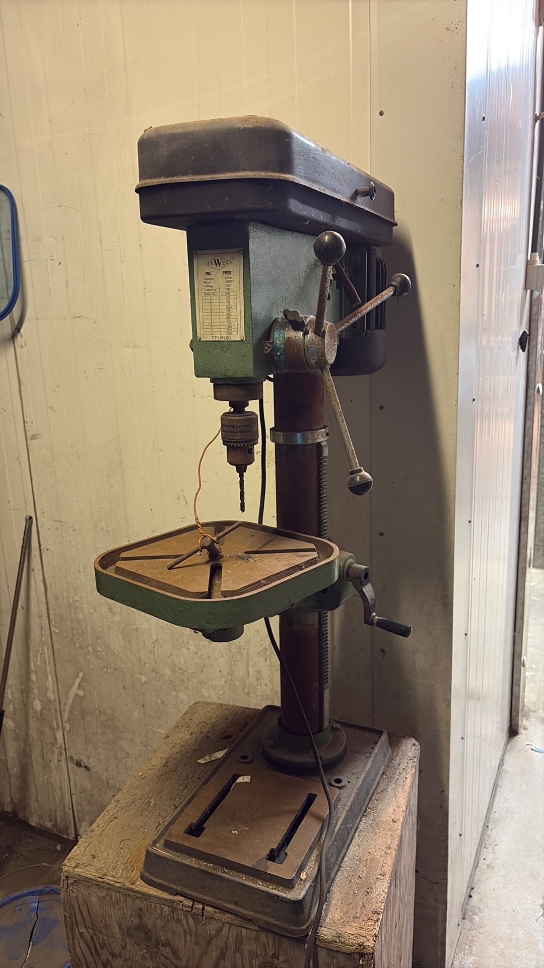 Kolomboormachine, Ophalen, Gebruikt, Kolomboormachine