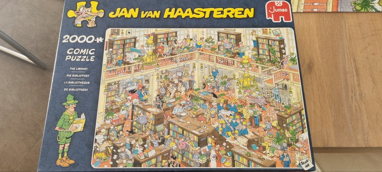 Puzzel Jan van Haasteren 2000 stukjes, Ophalen