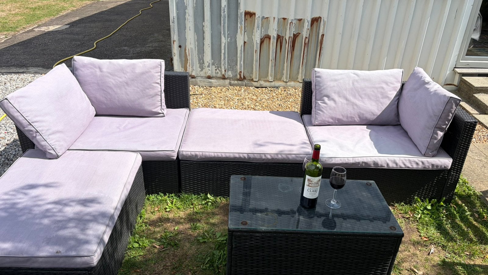 Lounge set, Tuin en Terras, Ophalen, Kunststof, Gebruikt, 6 zitplaatsen