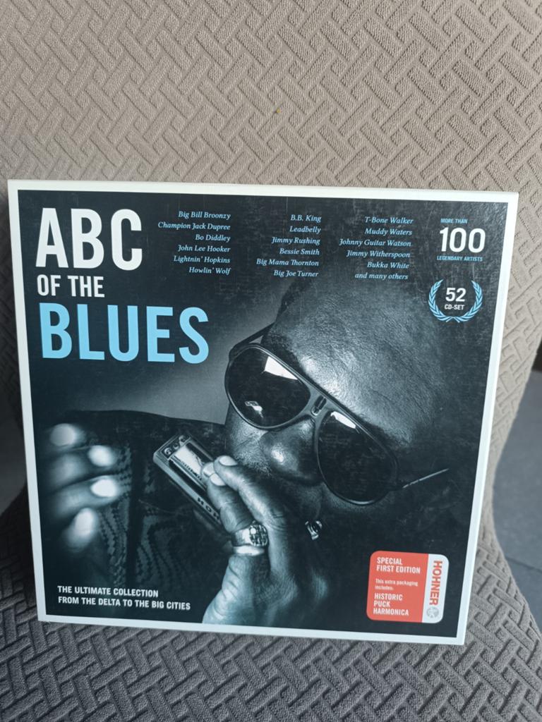 ABC of the Blues : 52 cd set + harmonica, Ophalen of Verzenden, Blues