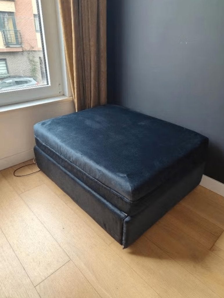 Canapé-lit, Maison & Meubles, Chambre à coucher | Canapés-lits, Utilisé, 90 cm, 190 cm ou moins, Une personne, Noir, Enlèvement