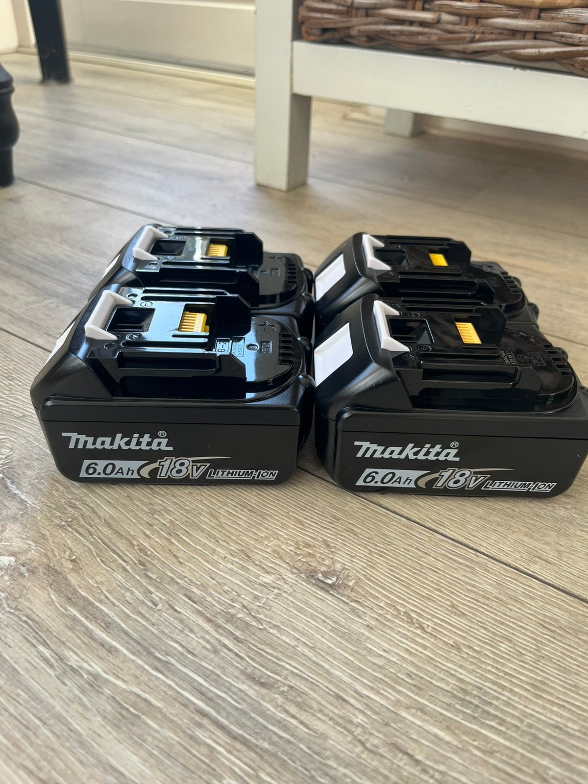 4x Makita 18V 6.0Ah Li-ion accu’s – set van 4 (m2456616168 ...