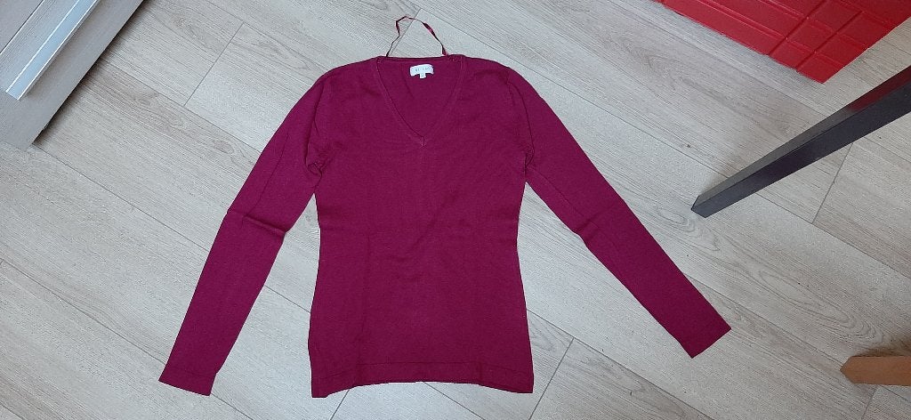 Bordeaukleurige trui maat S - 36 Nieuw, Neuf, Autres couleurs, Taille 36 (S), Bel & Bo