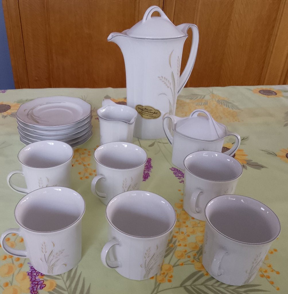 Koffieservies, Ophalen