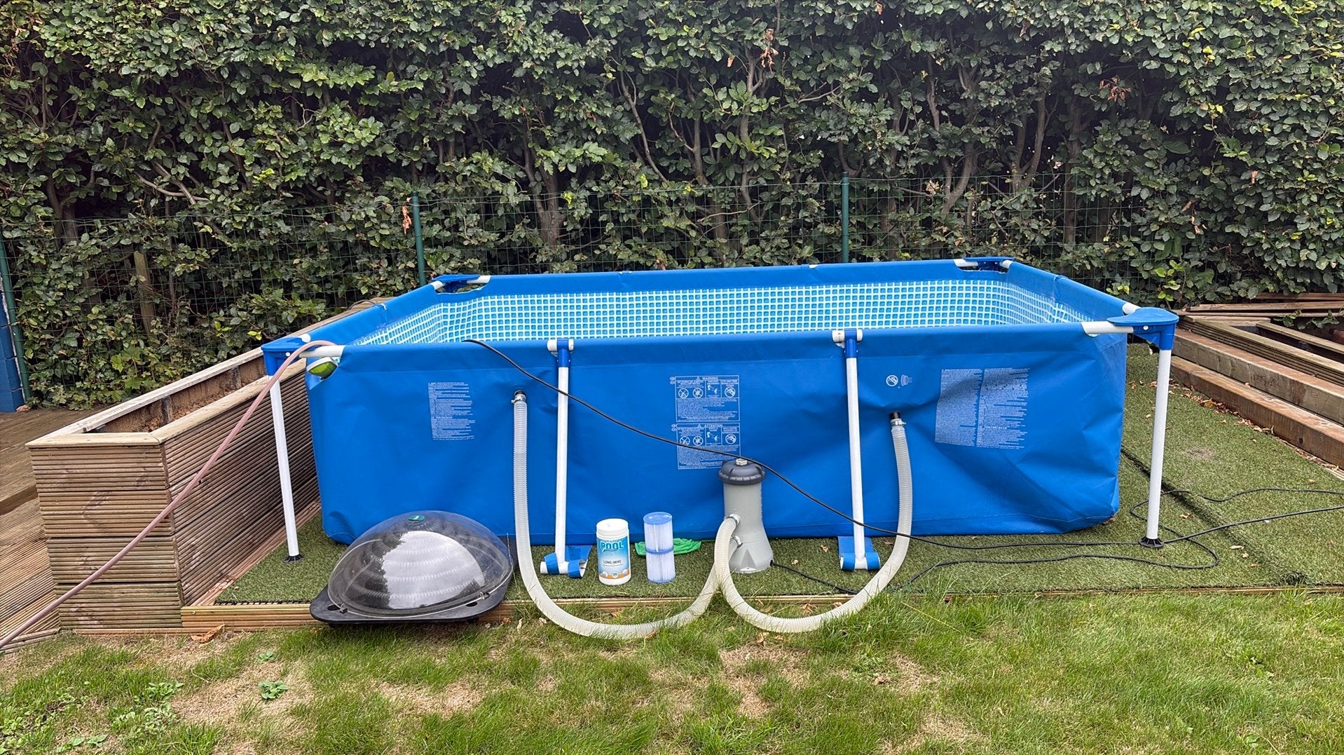3m x 2m zwembad, Tuin en Terras, Ophalen, Zo goed als nieuw