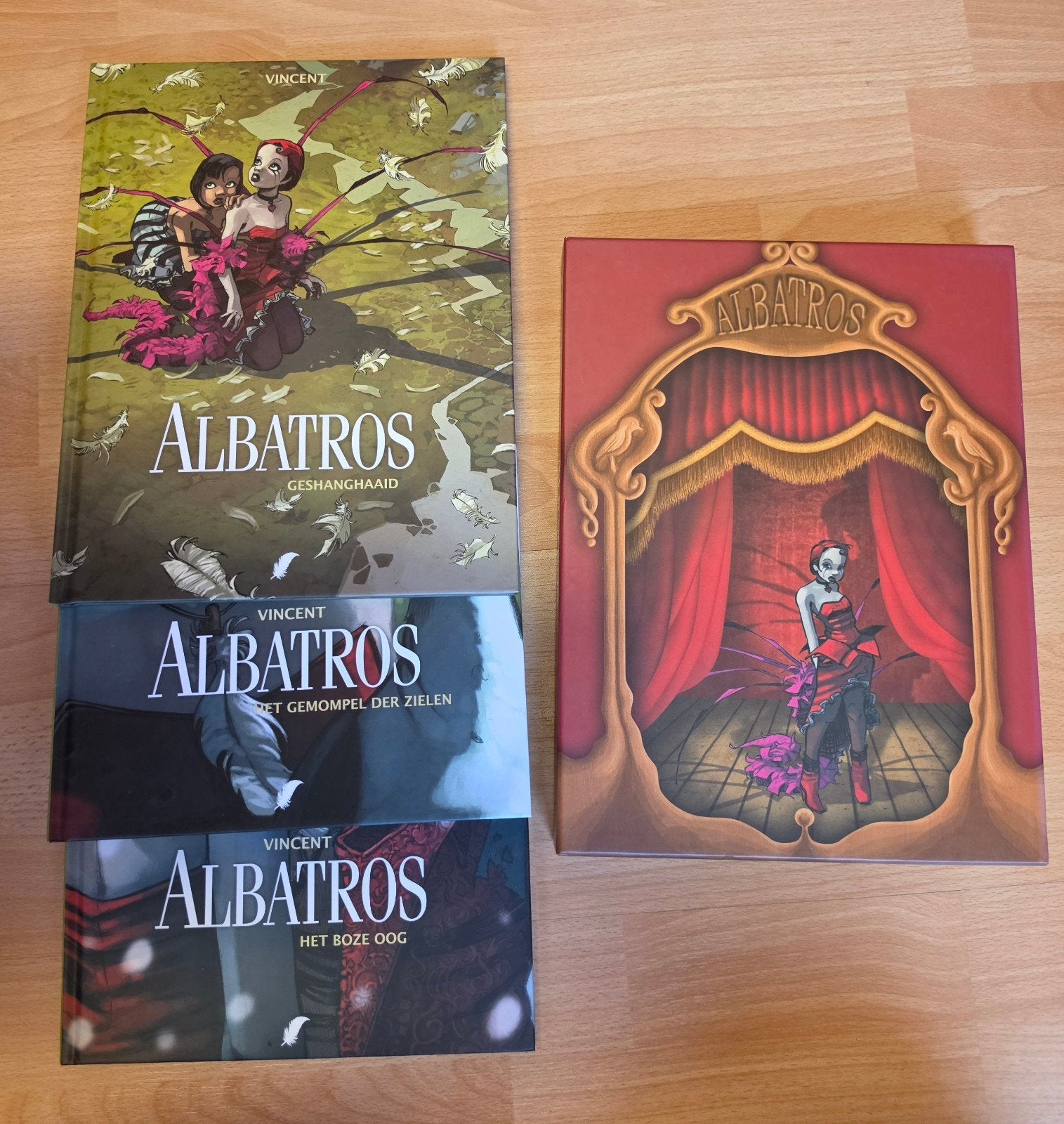 Albatros 1 t/m 3 – complete reeks in box – alle eerste druk, Boeken, Stripverhalen, Ophalen