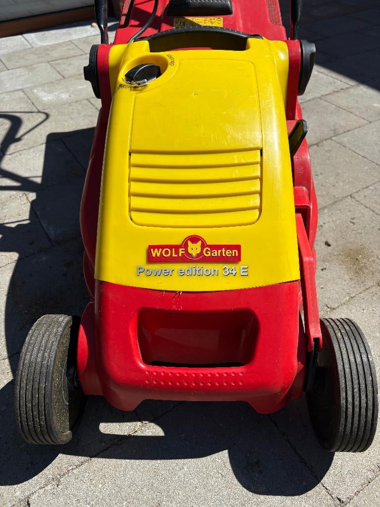 Gardena grasmachine, Tuin en Terras, Grasmaaiers, Ophalen, Cirkelmaaier, Gebruikt, Elektrische grasmaaier