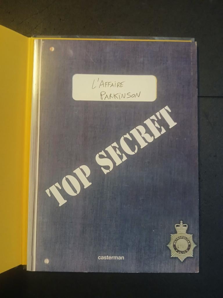 Bd les coulisses du pouvoir 4,EO, avec dossier de police, Boeken, Stripverhalen, Ophalen of Verzenden