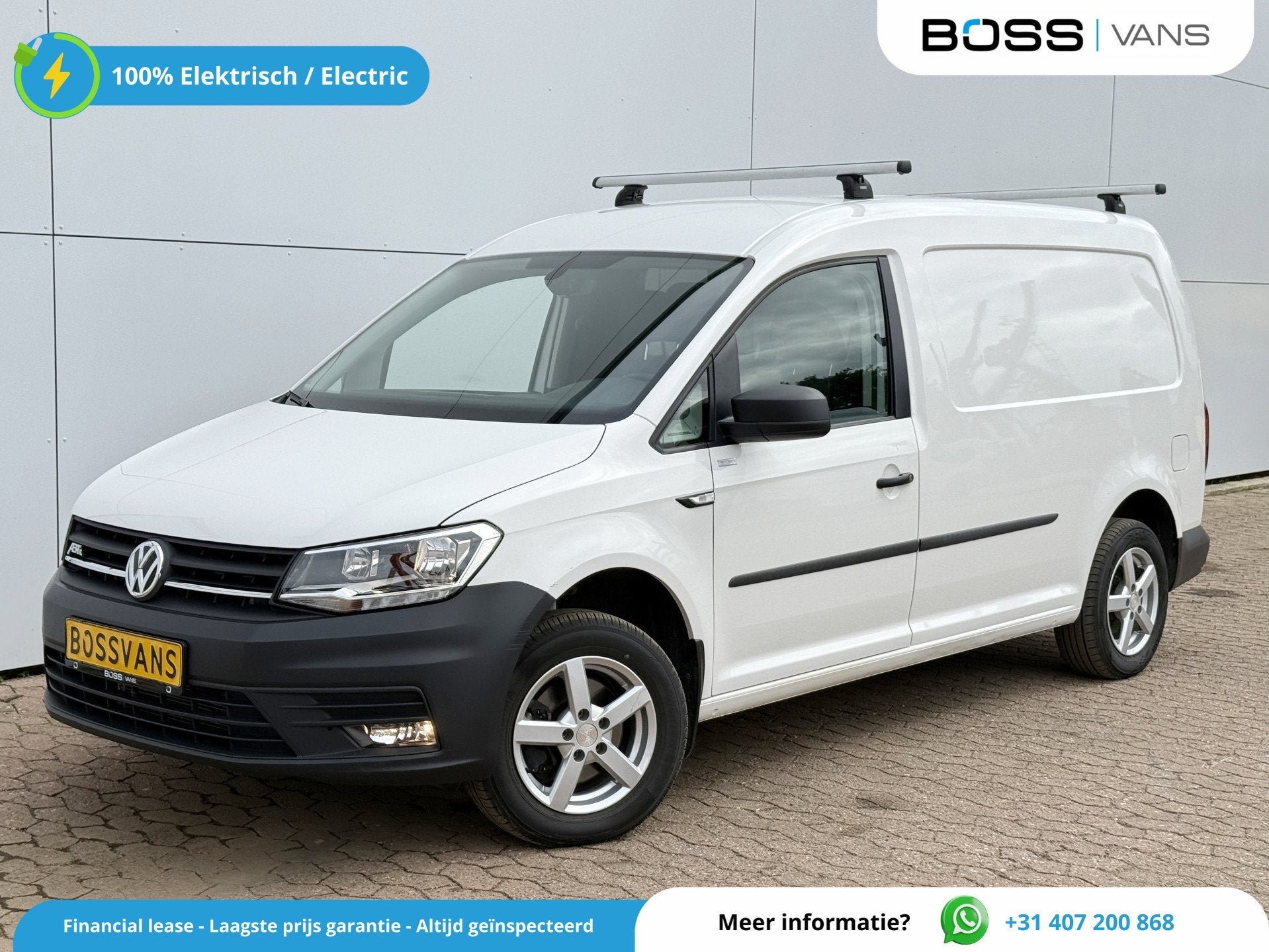 Volkswagen E-Caddy 37kWh 113PK L2H1 Elektrisch Caddy ABT Max, Autos, 113 ch, Achat, 750 kg, Entreprise