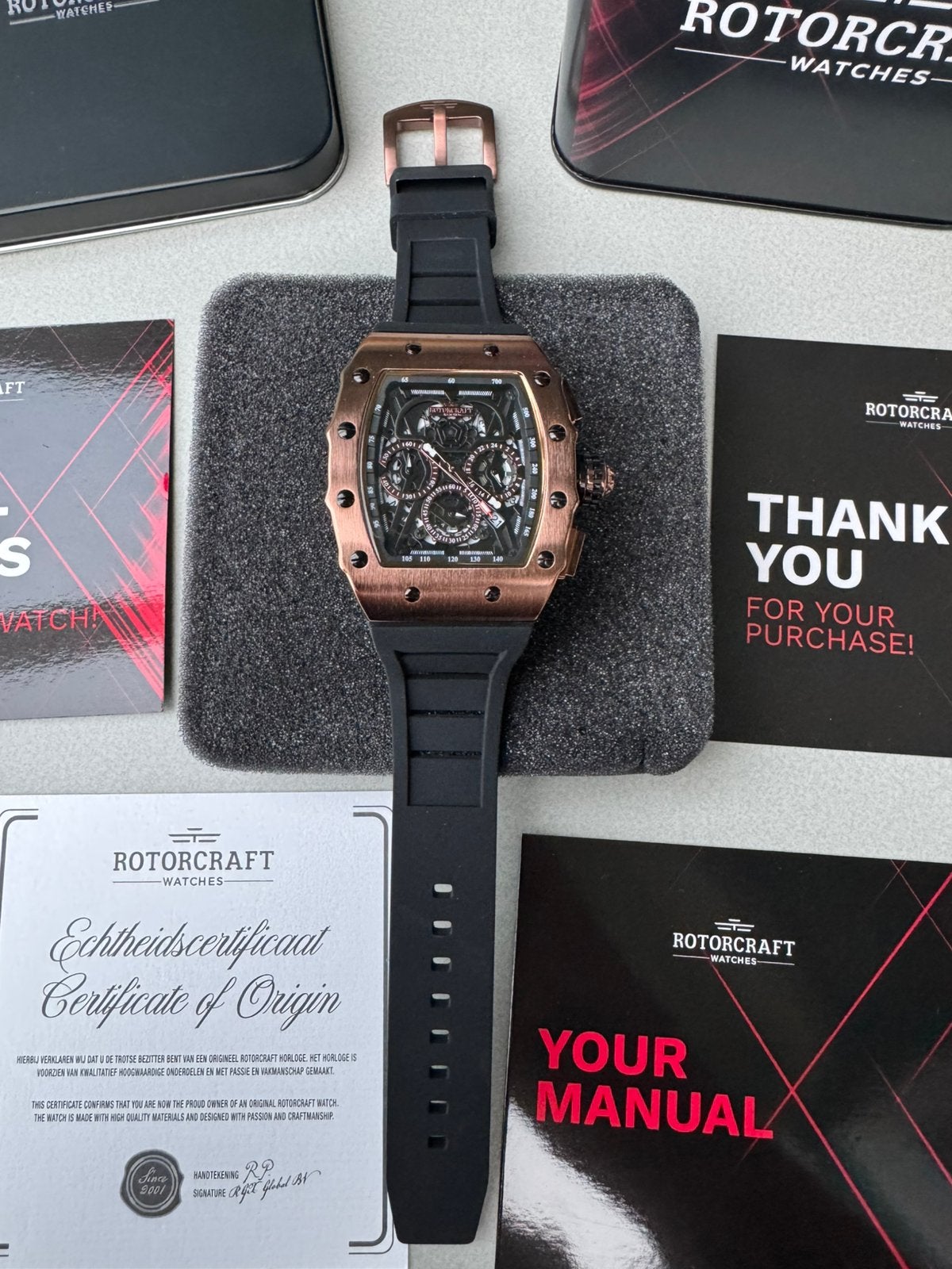 Nieuw Rotorcraft Commander Herenhorloge, Ophalen of Verzenden, Zo goed als nieuw