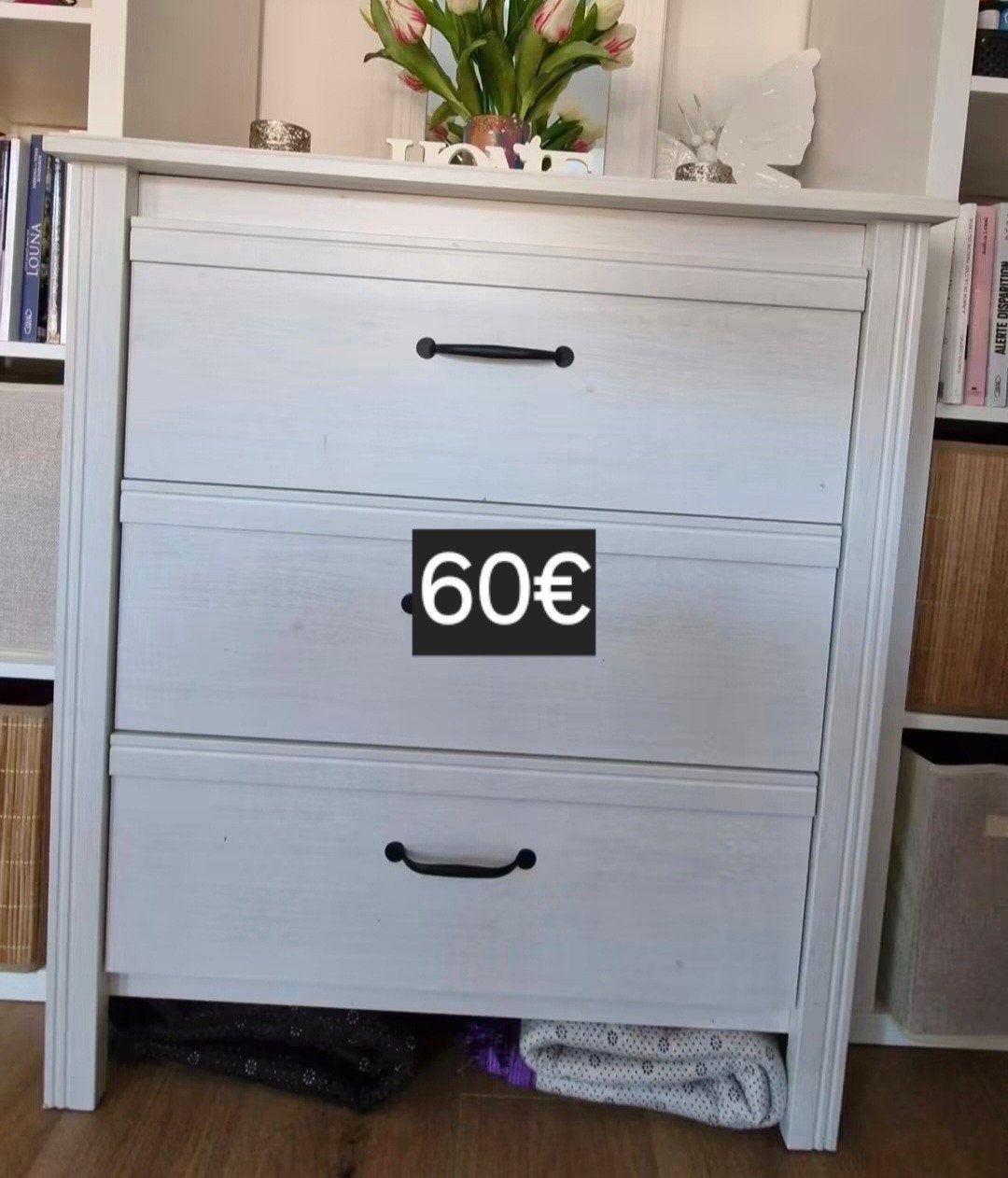 COMMODE IKEA, Maison & Meubles, 3 ou 4 tiroirs, 25 à 50 cm, Moins de 100 cm, Enlèvement