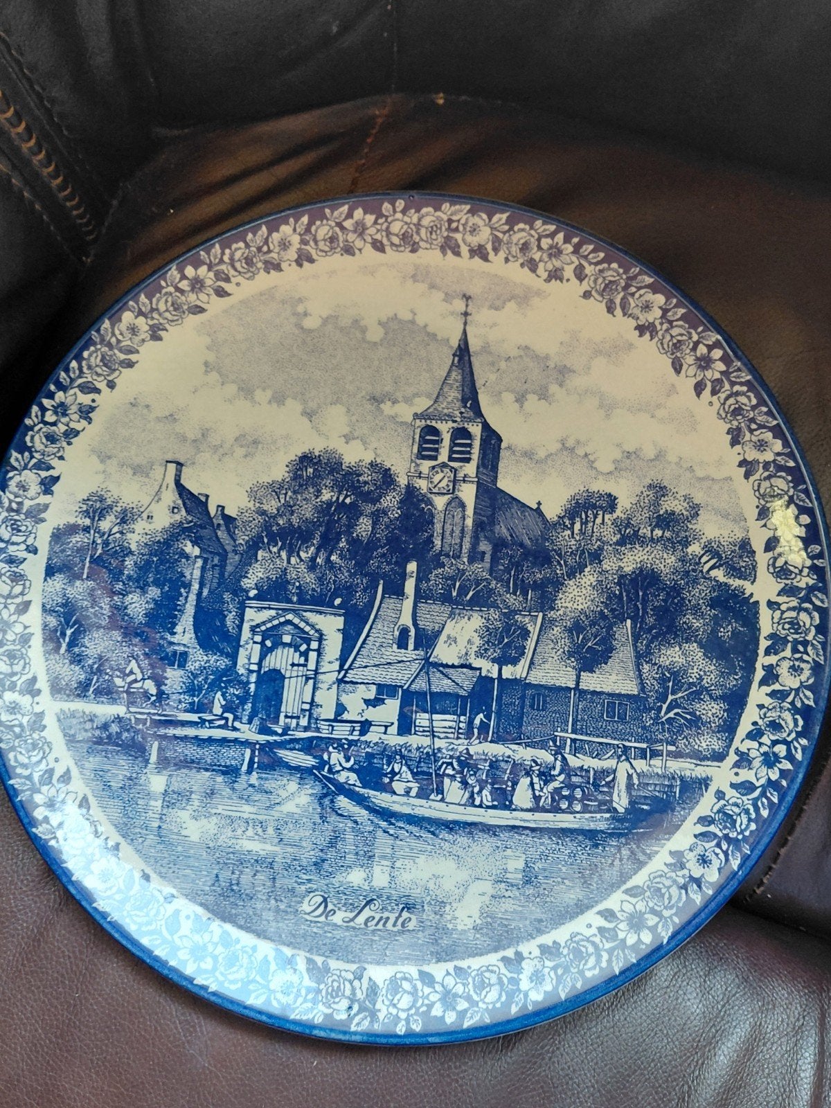 Delfs blauw borden hangbaar, Antiek en Kunst, Ophalen