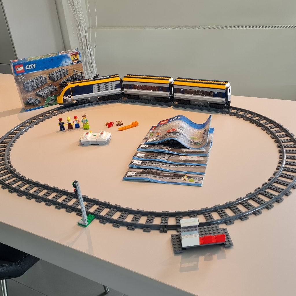 Lego City passagierstrein +extra treinrails (60197 en 60205), Complet, City, Lego, Ensemble complet