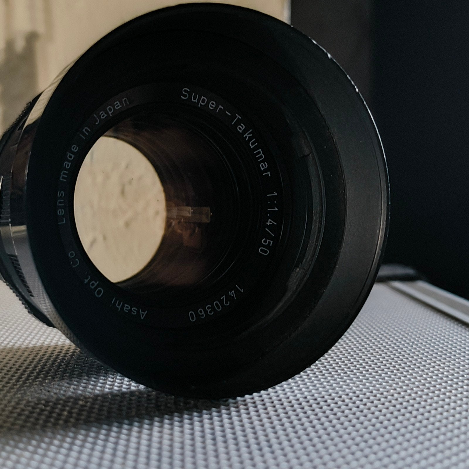 super takumar 50mm 1.4 8 element, Enlèvement, Pentax