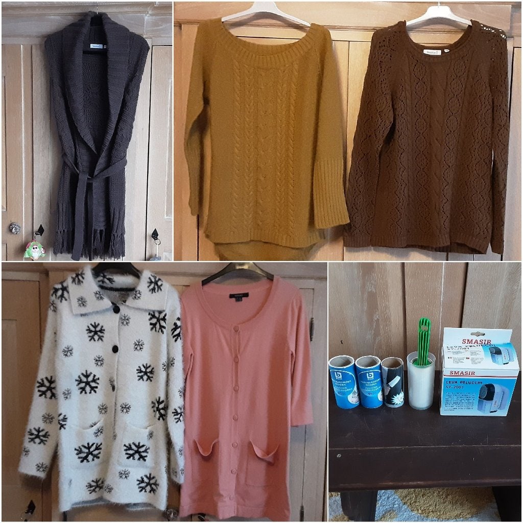 Mooie truien 2€/st, GRATIS Smasir + 4 lint rollers bij alles, Enlèvement ou Envoi, Neuf, Taille 42/44 (L)