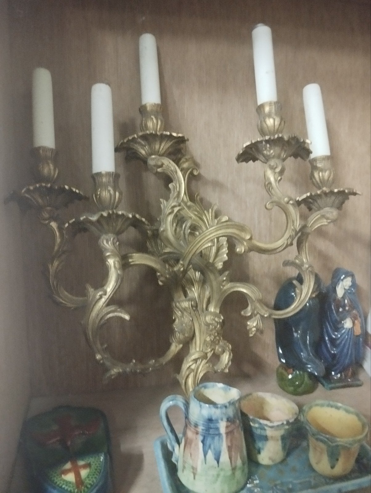 kandelaar kaarsen, Ophalen