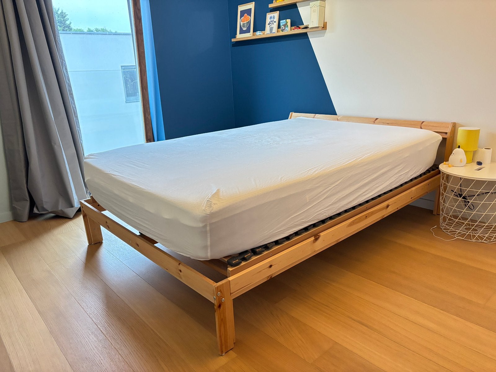 Bed 140 x 200 + Emma Matras + Lattenbodem, Enlèvement, Comme neuf