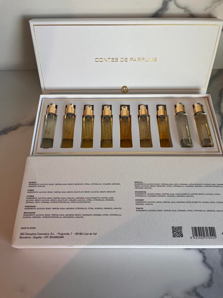 Contes de Parfums - discovery set 9x10ml Edp, Ophalen of Verzenden, Zo goed als nieuw