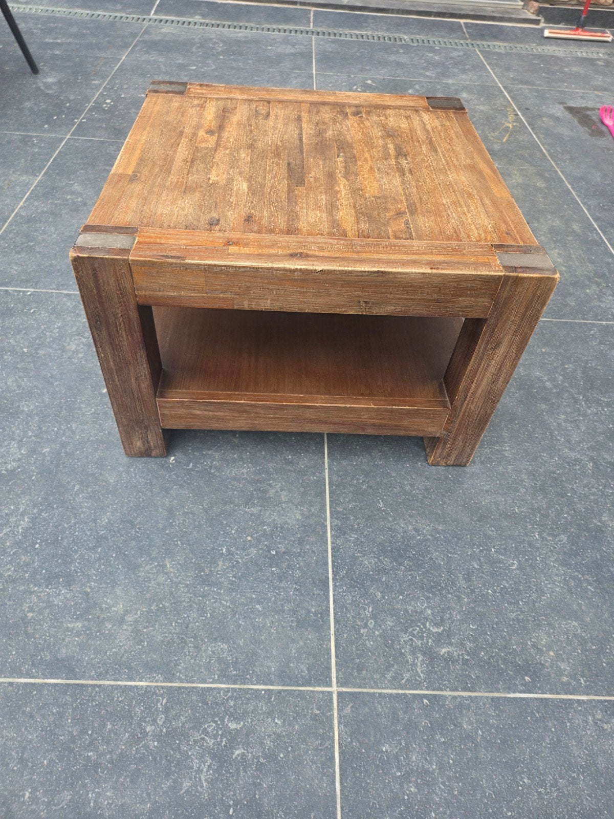 salontafel Hout, Ophalen, Minder dan 50 cm, Gebruikt, 50 tot 100 cm