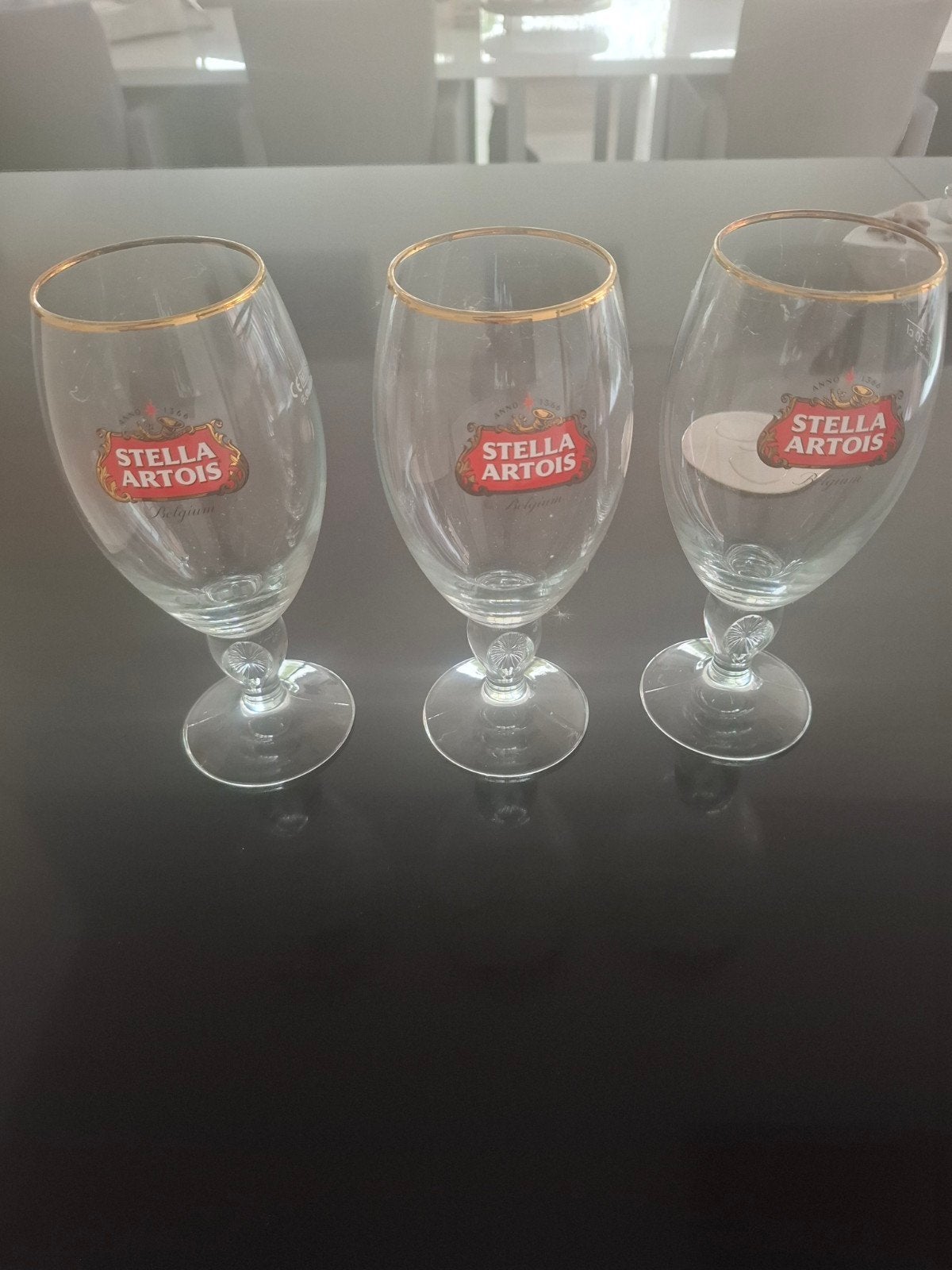 3x stella artois glazen 0,50vl, Ophalen, Stella Artois