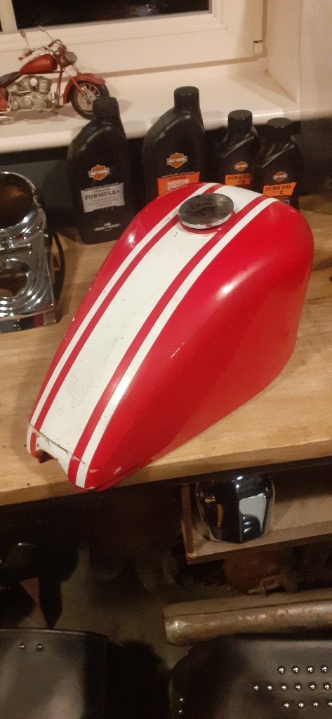 Sportster benzinetank Roestvrij Geen deuken Met tankdop, Motoren, Ophalen