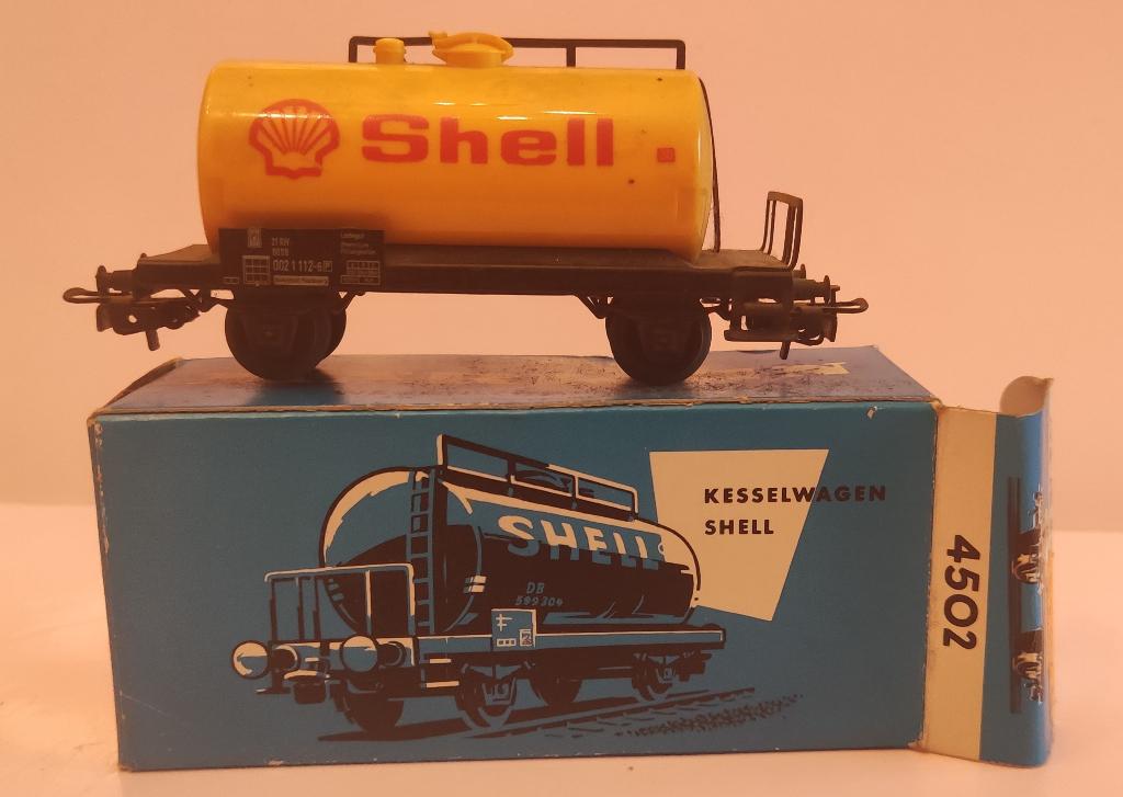 Märklin ketelwagon Shell 4502, Verzenden, Zo goed als nieuw, Wagon, Märklin