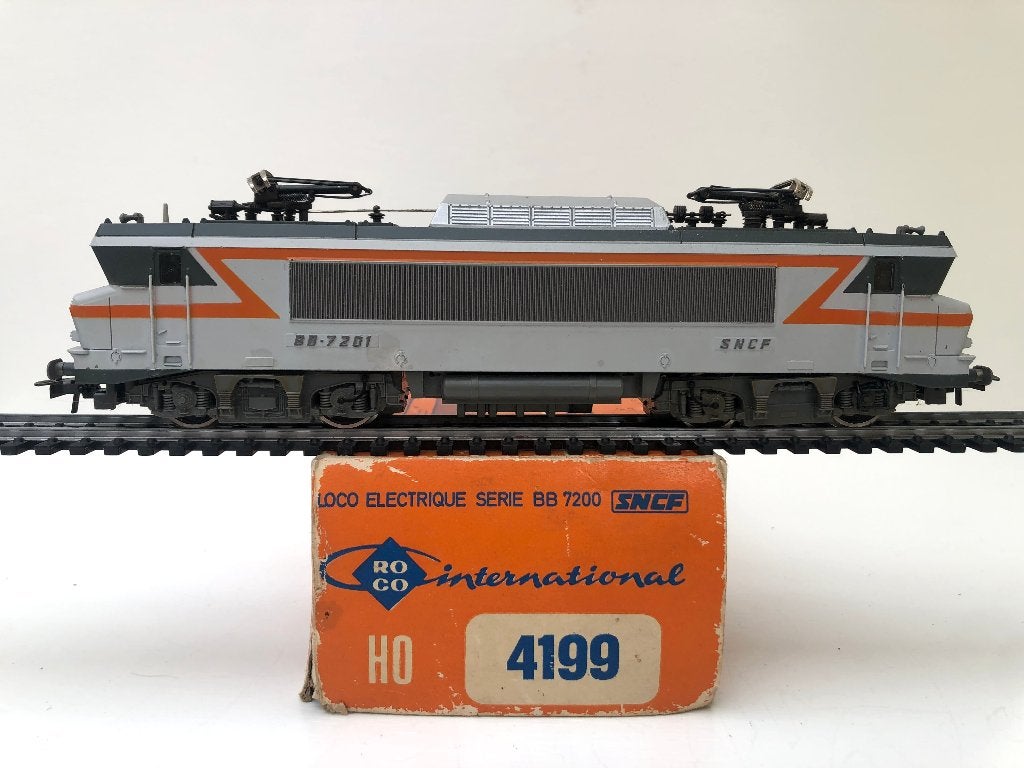 ROCO 4199 SNCF LOCOMOTIVE ÉLECTRIQUE BB7201 HO, Analogique, Roco, Locomotive, Envoi