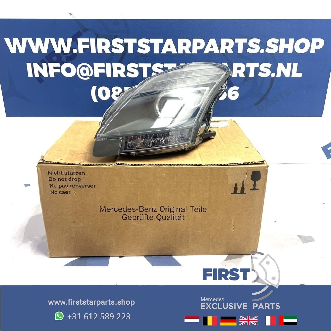 C197 R197 SLS SLS63 SLR AMG LED KOPLAMP LINKS Mercedes 2010-, Gebruikt, -, Ophalen of Verzenden, -