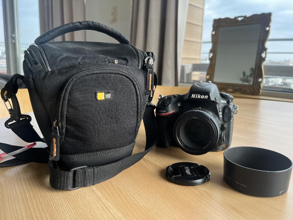 Nikon D800 + AF-S Nikkor 50mm, Sans zoom optique, 36 Mégapixel, Enlèvement, Utilisé