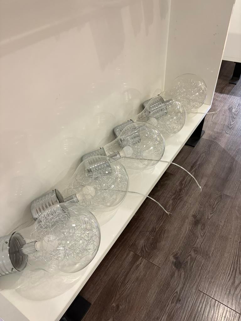 Set decoratieve designlampen, Ophalen, Zo goed als nieuw