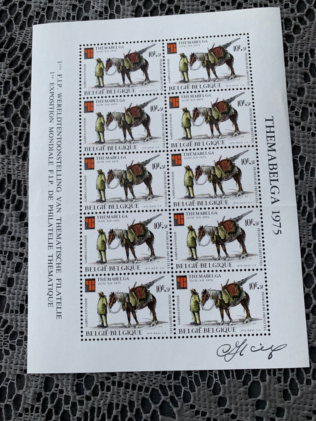 Blaadje Themabelga  speciaal, Postzegels en Munten, Ophalen of Verzenden