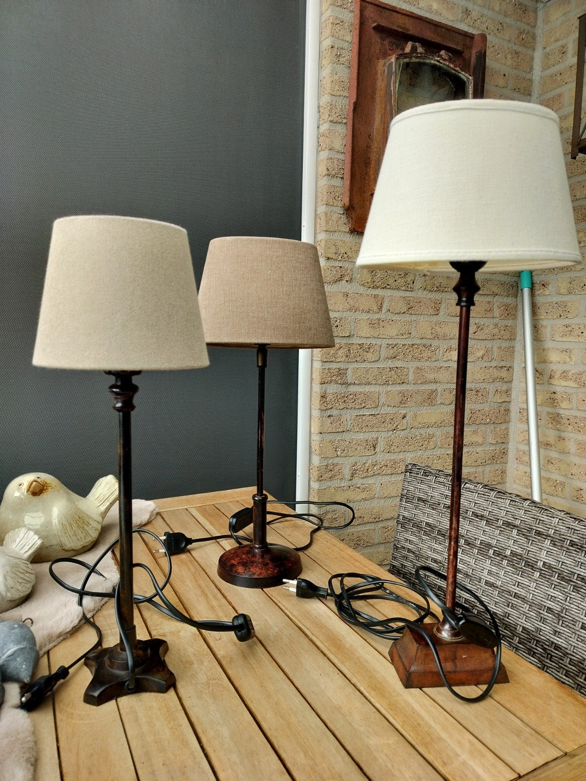 Landelijke lampen, Ophalen