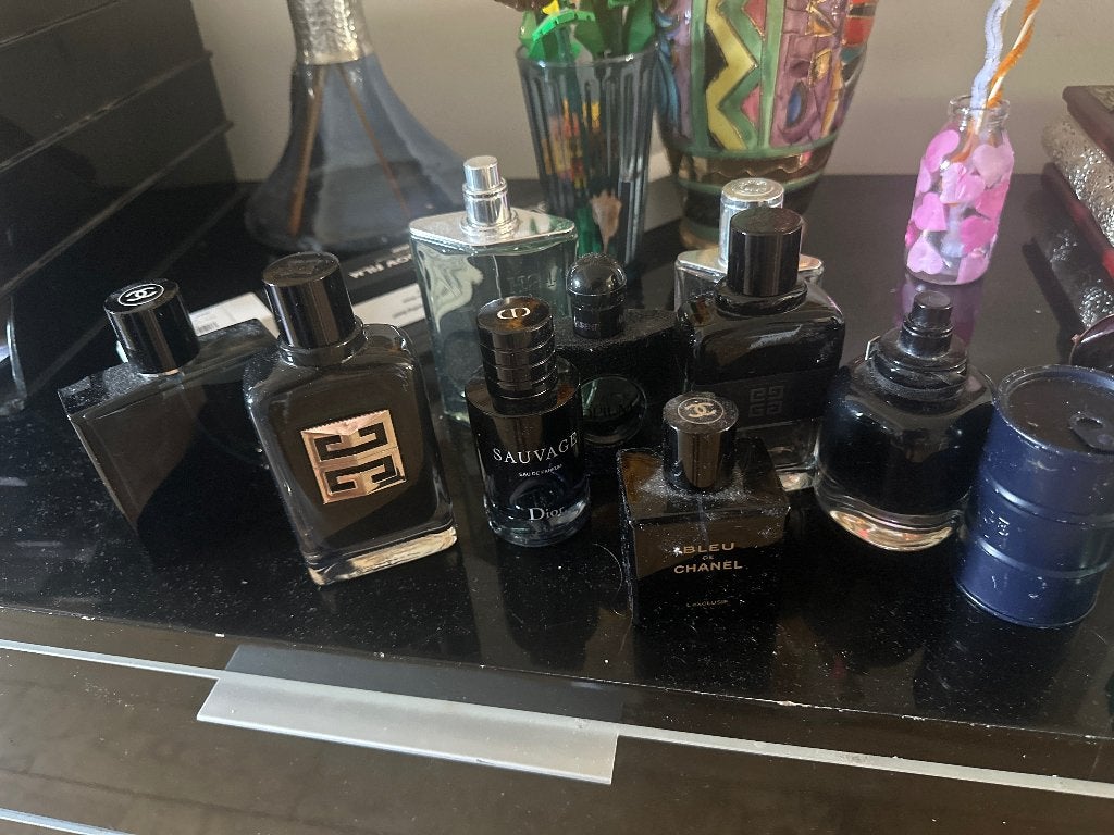 Lots de flacons de parfum vides, Collections, Parfums, Enlèvement ou Envoi, Utilisé, Bouteille de parfum