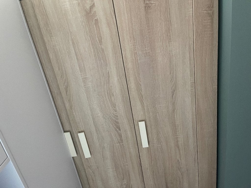 3 deurskast en commode, Ophalen, Kast, 50 tot 70 cm, 105 cm of meer