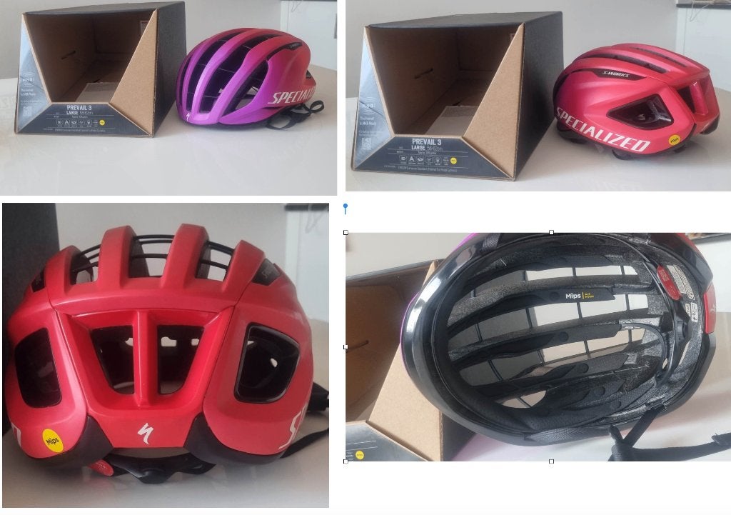 Specialized s-works prevail 3 nieuwstaat, Fietsen en Brommers, Fietsaccessoires | Fietshelmen, Zo goed als nieuw, L, Verzenden